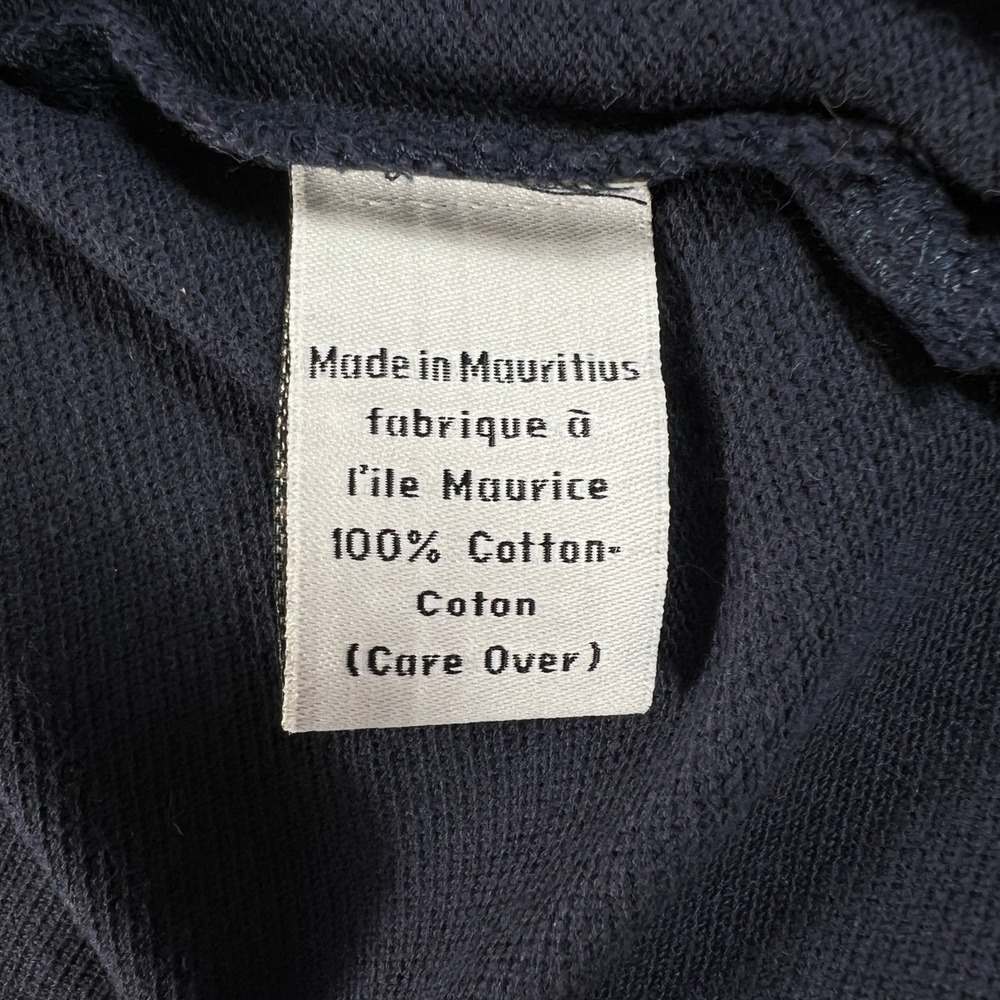Calvin Klein Jeans Polo Shirt Mens XL Navy Blue Classic Cotton‎ Short Sleeve NWT - Picture 7 of 10